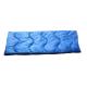Single Blue Dual Color Waterproof 190T Polyester Envelope Sleeping Bag 1.8KG 400GSM