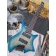 8string headless guitar ash body quilted maple top fanned fret
