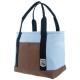 Washable Summer Printed cotton Tote Bags , Fold Up Reusable Grocery Bags With Logo