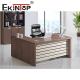 Big Modern Luxury Office Desk Furniture MFC CEO Table For Boss Office