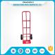 Steel Body Two Wheel Hand Truck / Dolly Cart 'P' Shape Handle Red Color TUV