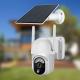 2K 4MP PTZ Solar Surveillance Camera Outdoor Battery Powered IP65 Waterproof Cellular