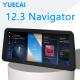 12.3 Inch Large Screen BMW Car Navigation Systems Upgrade Android Screen Changer