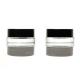 7ml Black Cap Glass Concentrate Container，5ml concentrate Black glass jar 7ml concentrate glass jar 9ml glass jars