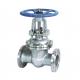 Silver DN50 DN80 Stainless Steel 304 Non-Rising Stem Flange Gate Valve with Hand Wheel