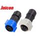 Electrical Waterproof Circular Connectors , 3 Pin 4 Pin Round Connector With Male Female