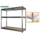 Garage Boltless Metal Shelving Units With MDF Shelf , Corrosion Resistant
