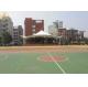 Single Cantilever 1050g PVDF Tensile Fabric Architecture Canopy For School