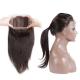Factory supply Brazilian Human Hair 22 x 4 x 2 Silk Straight 360 lace frontal with ponytail