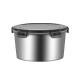 Reusable Metal Freezer Containers Food Storage Custom With Lids Round