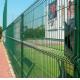 Galvanized electrostatic spray or PVC dipped coating SHS  post welded mesh fence