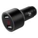 Mini Multifunctional Dual USB Car Charger Light Weight With 3.1A Digital Display