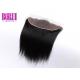 Ear To Ear Human Hair Lace Frontal Closure Straight Indian Environmentally Friendly