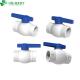Water Supply System PVC Compact Ball Valve Customized Request for Flexible Plumbing