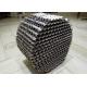 Metallic Wire Mesh Structured Packing High Free Volume Thermal  Resistance