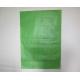 Green PP Woven Bag 25kg , poly sandbags with single or double stitch Bottom