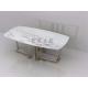 Italy Simple Style Modern Designs Grey Marble Coffee Table ZZ-ZC1712