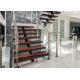 Open Riser Steel Beam U Shaped Staircase Design Building Regulations Stairs