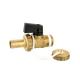 Forged Two Piece Body Brass Thread Ball Valve With With Female Male Threaded WOG