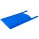 35 Mic Blue Unprinted T Shirt Shopping Bags LDPE Material 18 X 7 X 32