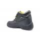 Cow Leather Safety Shoes Outdoor Worker With Artificial Leather Hole Upper