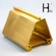 Triangle Decorative Materials  Decorative Copper Alloy Extrusion Brass Extruding Profiles 5~180mm C38500 C3604 C3605