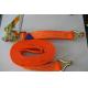 100 Polyester Customized Lifting Belt , Ratchet Lashing Straps For Fixing The