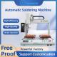 200-480C Soldering Iron Temperature Range Single Head Double Stations Desktop Automatic Soldering Machine