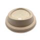Disposable Sugarcane Cup Lids, White Or Natural, For 8oz 12oz Soft Drink Coffee