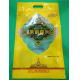 Custom Made Yellow Big Plastic Food Bags 40x60cm For 5KG Thai Rice Packaging