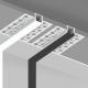 ROHS LED Plasterboard Profile Extrusion Housing For Ceiling Lighting