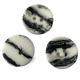 Sweater Polyester Buttons With Imitation Marble Effect Two Holes 30L Simple Design