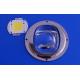 120 X 60 Degree LED Street Light Lens Glass Lenses Waterproof With Metal Holder