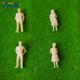 2017 new  1/42 4.2cm  skin color ABS plastic figure for architectural building model making train layout scenery