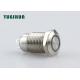 Silver Color Stainless Steel Push Button Switch Latching Operation CE RoHS Certicated