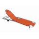 220kg 200CM High Quality Aluminum Alloy Double Fold Submarine Stretcher With Two Wheels