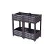 Movable Double Layer Plastic Vegetable Growing Boxes Outdoor UV Resistant