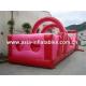 Backyard Inflatable Pink Obstacle Challenges Course For Children Amusement