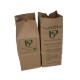 ISO9001 30 Gallon Paper Leaf Bags Eco Friendly Compostable Paper Trash Bag Double Layer