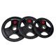 Gym Weightlifting Cast Iron Dumbbell Plates 20kgs Rubber Bumper