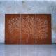 Laser Cut Tree Of Life Design Metal Screen Corten Steel Decorative Panel