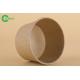 Leak Resistant Single Wall Paper Food Bowls PE Coating 400 ML For Taking Away