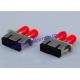 SC - ST Duplex Metal Optic Fiber Adapter For Ftth And Fttx , Low Insertion Loss