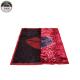 Fashion Lip Reverse Sequin Patch / Iron On Patches 40*40CM Size Red / Black Color