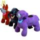 Hansel battery animals toy electric car and coin operated animal scooter with fireproof plush motorized animals