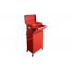 Steel Red 18 In W 33 Drawer Rolling Tool Box Cabinet With Door