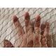 Flexible Stainless Steel Cable Netting , Ferrule Rope Mesh For Birds Parrots Fence
