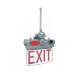 Double Side Wall Mounted Hanging Exit Light for food and alcohol industry
