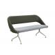 Foam Upholstered Dining Bench With Powder Coating Leg 1ps/Ctn