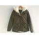 Parka Olive Green Hoodie Jacket Detachable Fur Lining Warm Womens Coats